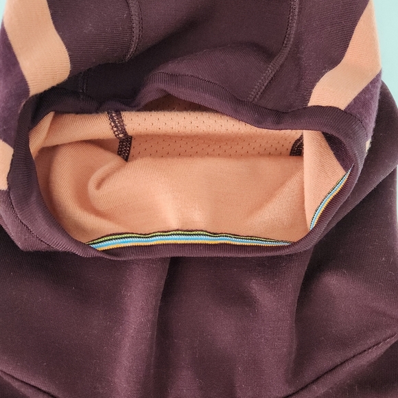 SMARTWOOL Women's Intraknit™ Merino Tech Pullover Hoodie burgundy orange XS - Picture 9 of 16